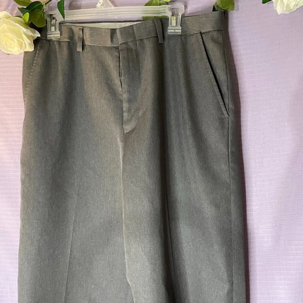 NWOT PURITAN 34X32 MENS GRAY DRESS PANTS